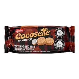 Galleta Cocosette Sándwich Rellenas Con Crema de Coco 36.5 g