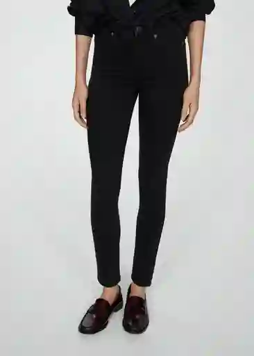 Jean Carla Tejano Negro Talla 40 Mujer Mango