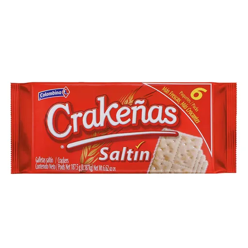 Crakeñas Galletas Saltín Saladas