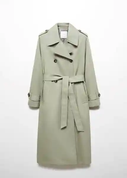 Gabardina Trench Angela Khaki Talla 26 Mujer Mango