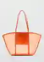 Bolso M Dalsi Naranja Talla 99 Mujer Mango