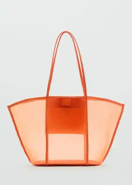 Bolso M Dalsi Naranja Talla 99 Mujer Mango