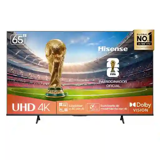 Hisense Televisor Led Uhd-4K Smart tv 65'' Pulgadas 65A6NV