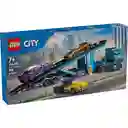 Lego Set de Construcción Camión de Transporte Con Deportivos