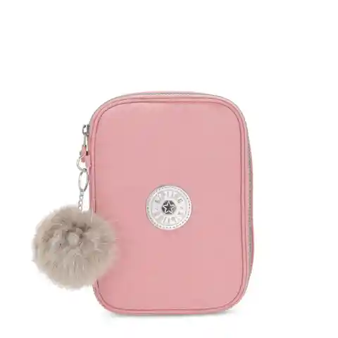 Kipling Estuche Para Mujer Rosa 100 Pens