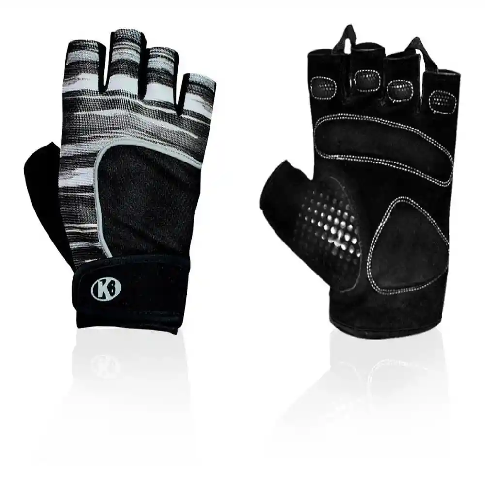 K6 Guantes Para Gimnasio De Cuero Crossfit Gym Ionic Talla L