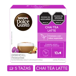 Cápsulas de Té Chai NESCAFÉ DOLCE GUSTO Chai Tea Latte x 99,5g