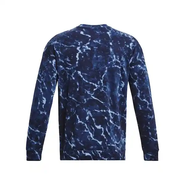 Under Armour Buzo Sudadera Rival Fleece Crew Hombre Azul XL