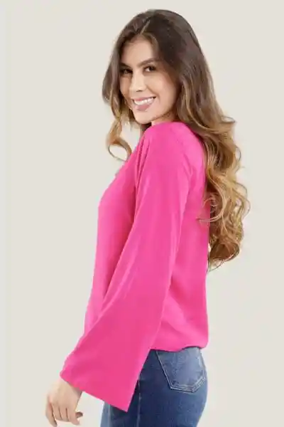 Blusa Austria Color Fucsia Talla M Ragged