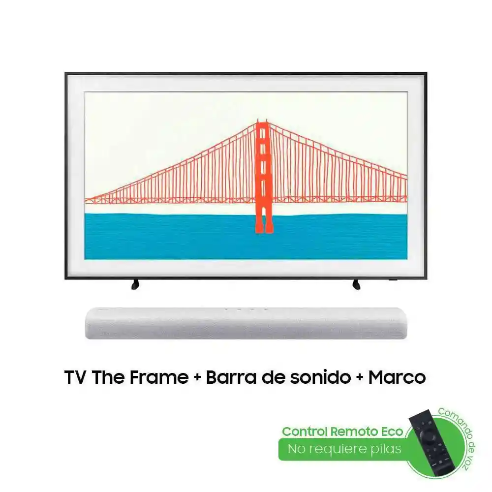 Televisor The Frame Samsung 75 Pulgadas Qled Uhd4k Lifestyle Qn75ls03a