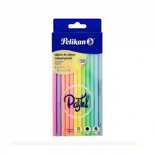 Pelikan Lápices de Colores Tono Pastel