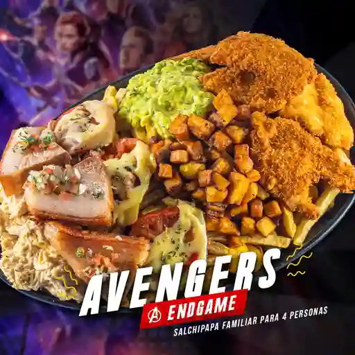 Avengers - Salchipapa Familiar