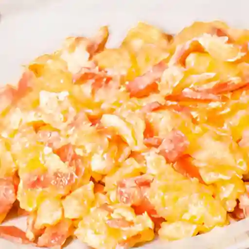 Huevos con Jamón y Queso Doble Crema