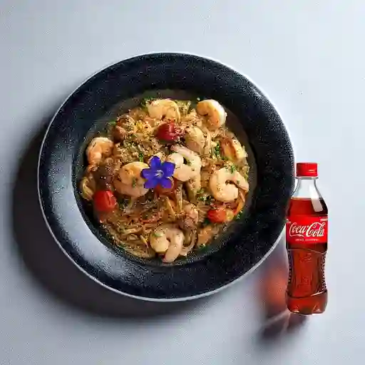 Combo Pad Thai Camarón&Pollo +Cocacola Orig 400ml