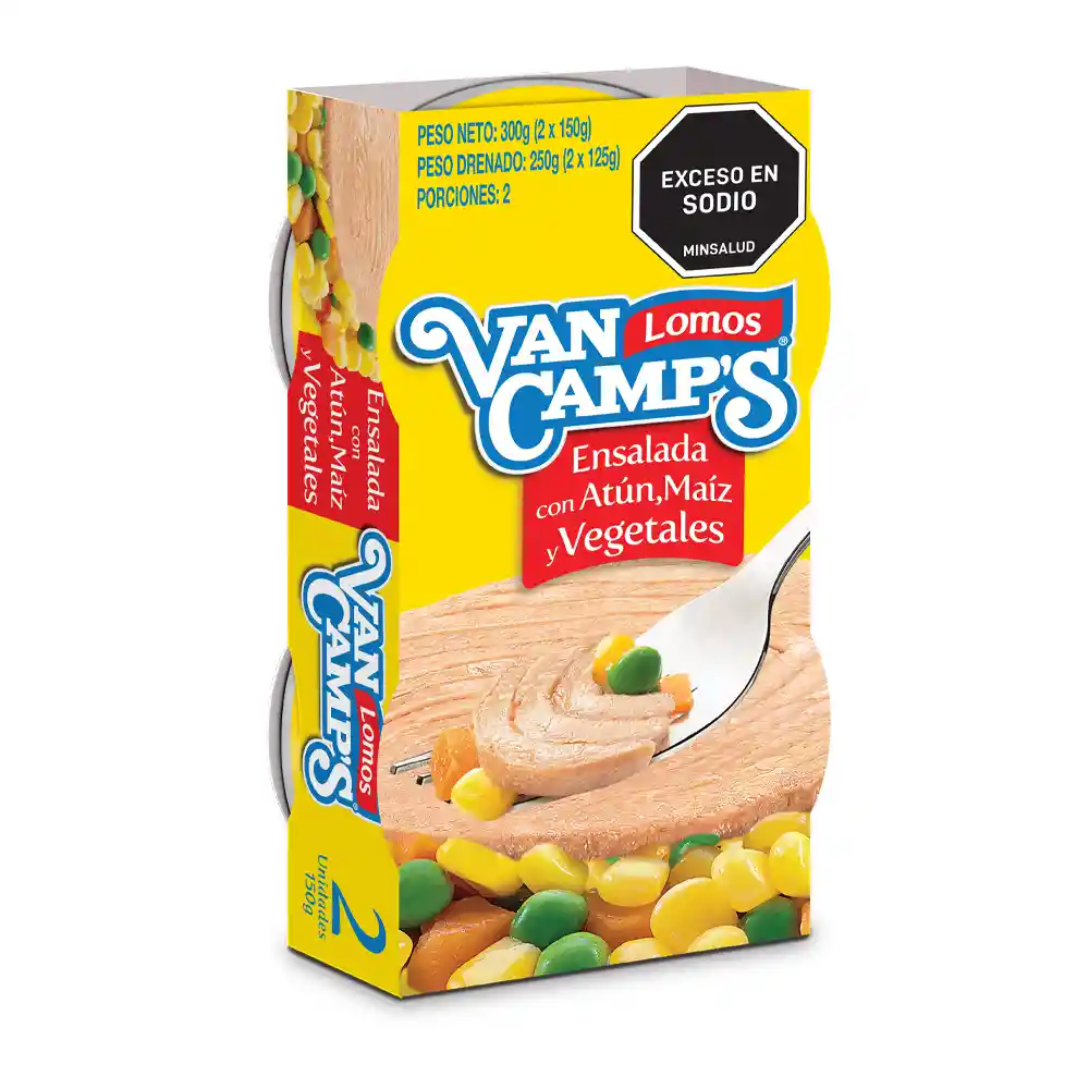 Van Camps Ensalada con Atún Maíz y Vegetales