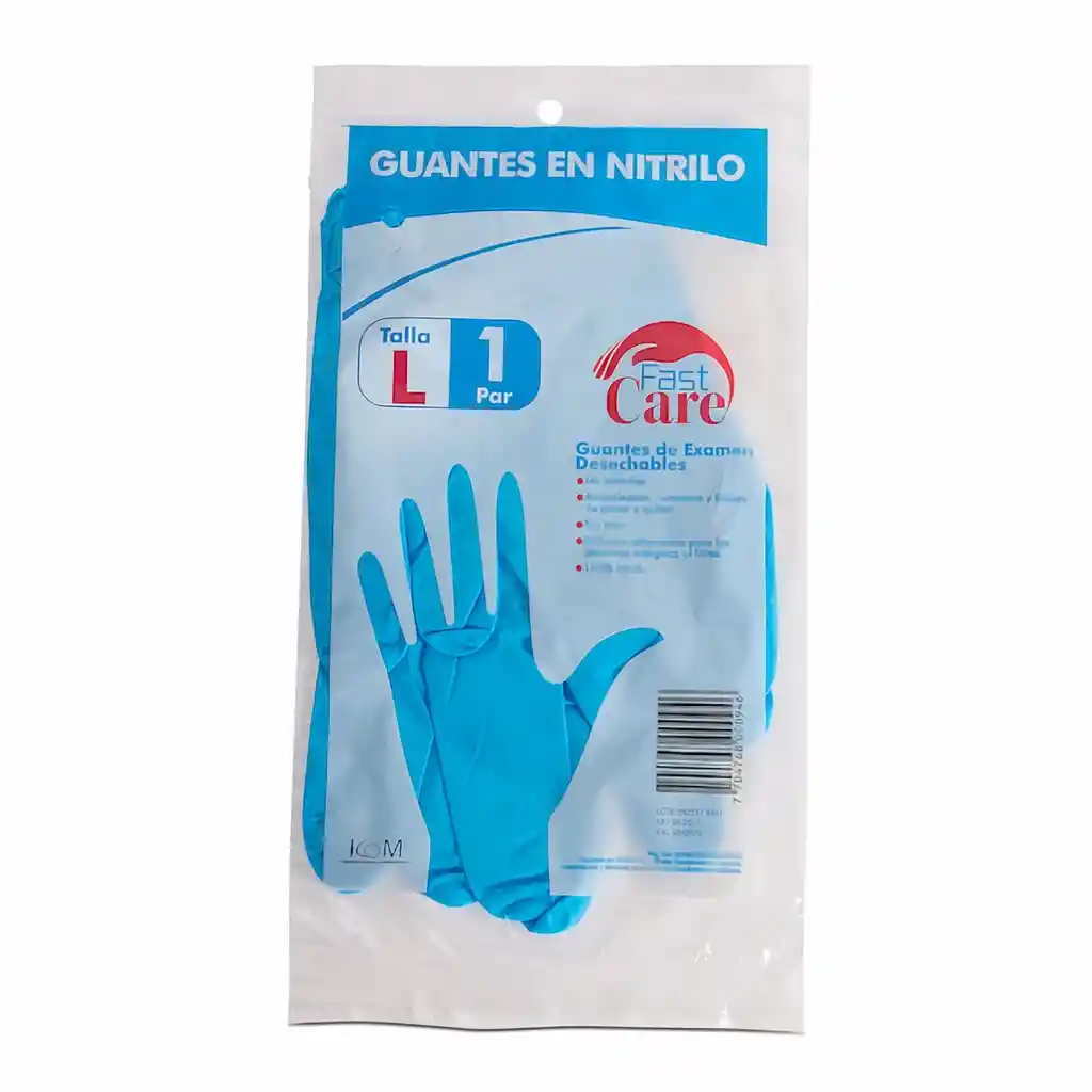 Fast Care Guantes En Nitrilo Talla L