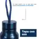 Miniso Termo de Acero Inoxidable Con Correa Azul 950 mL