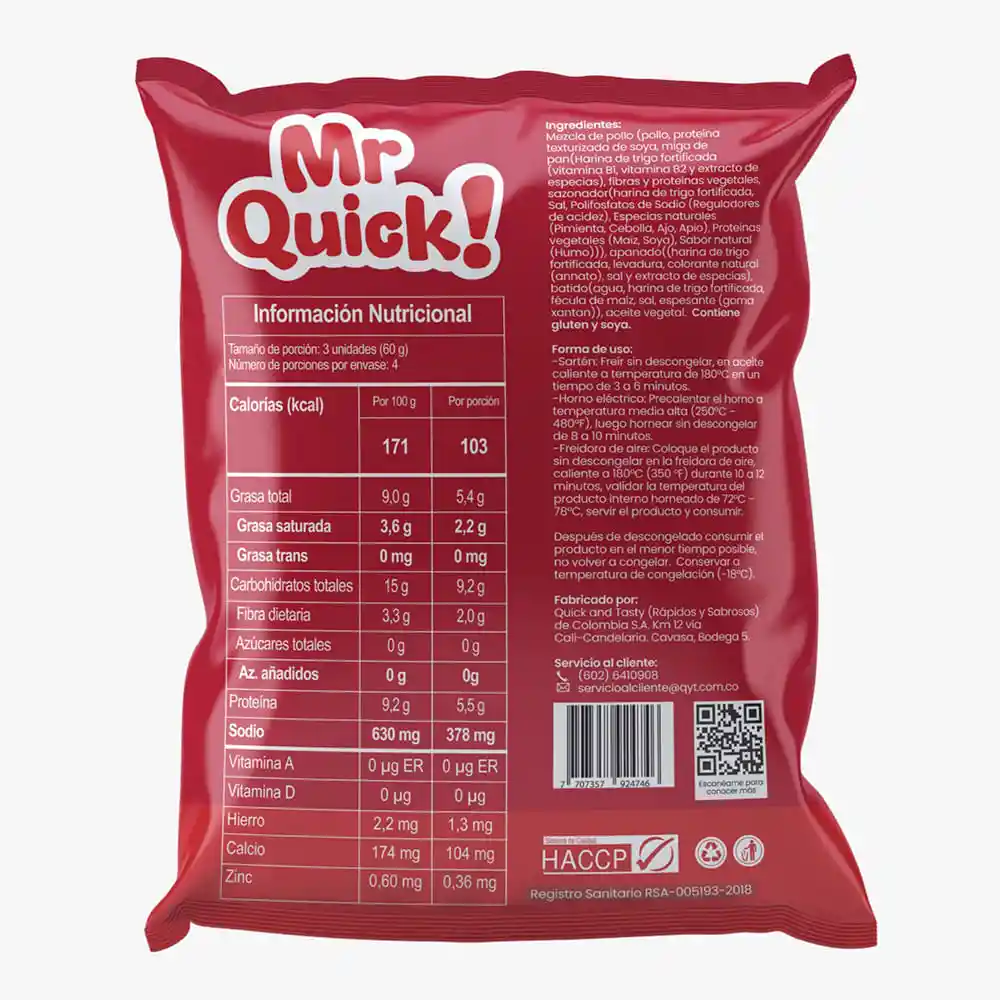 Nuggets Mr Quick de Pollo
