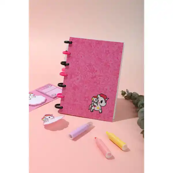 Libreta Argollada de 80 Hojas B6 Serie Tokidoki Miniso