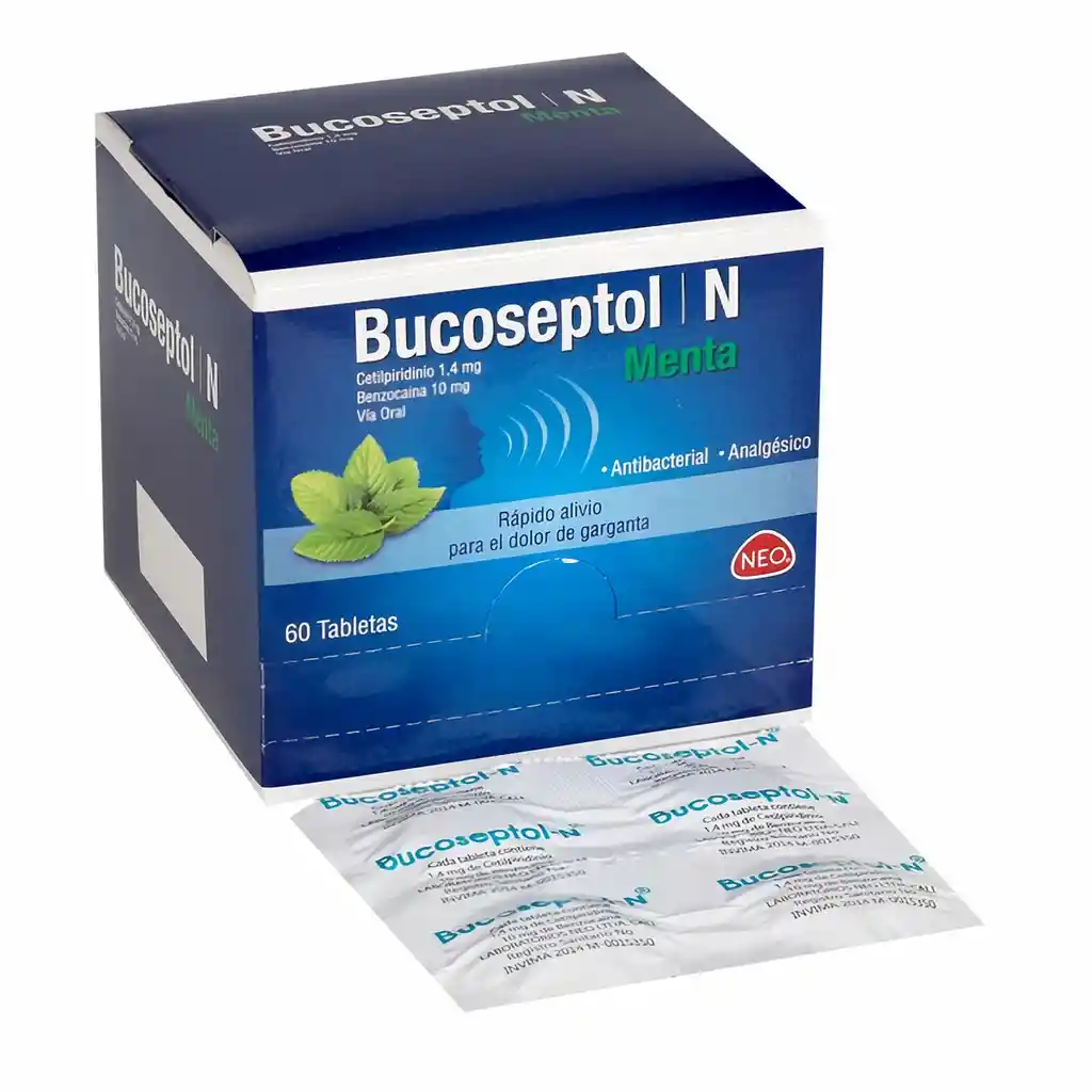 Bucoseptol (10 mg/ 1.4 mg) Menta