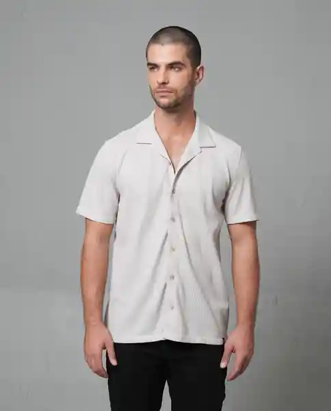 Camisa Hombre Beige M 112 112G012_BEI140002 Rifle