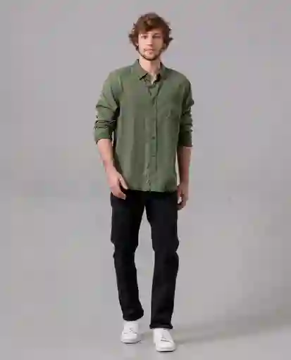 Camisa Hombre Verde Escarabajo Oscuro Talla XL 88615 Rifle