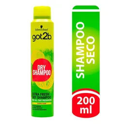 Schwarzkopf Got2b Shampoo Seco Extra Fresh