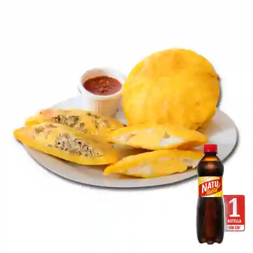Combo Arepa de Huevo + Natu Malta 400 ml