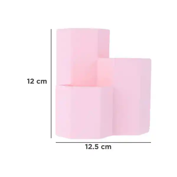 Portalápiz de 3 Ranuras Mori Girl Rosa Miniso