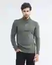 Sueter Comfy Verde Cerro Oscuro Talla L Hombre Chevignon