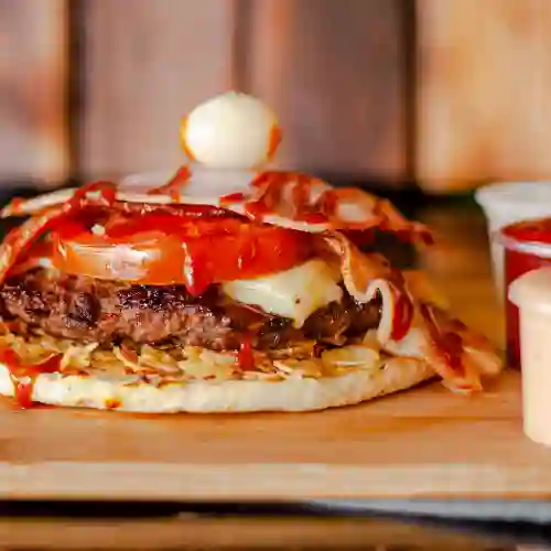 Arepa burger