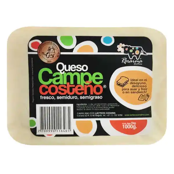 Queso Costeño Roraima Campe