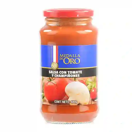 Medalla Oro Salsa de Tomate con Champiñones