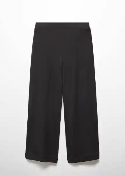 Pantalón Cintia Negro Talla S Mujer Mango