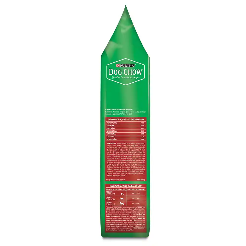 Comida para perro Dog Chow Adulto medianos y grande x 4 kg