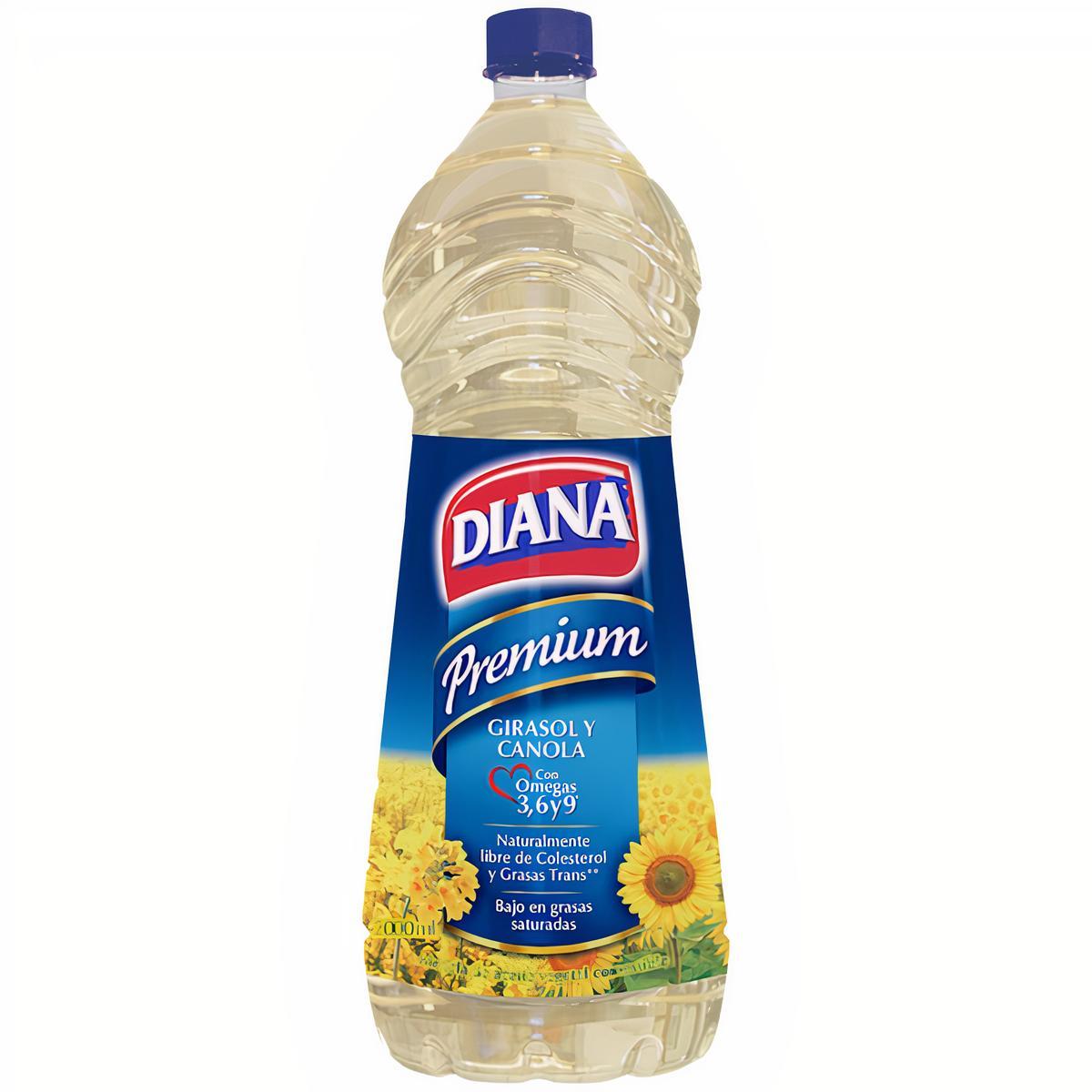 Diana Aceite Premium Girasol y Canola 2000 ml