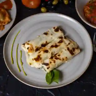 Canelloni con Espinaca y Ricotta