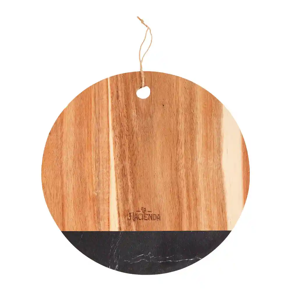 Tabla Picar Redonda Marble La Hacienda
