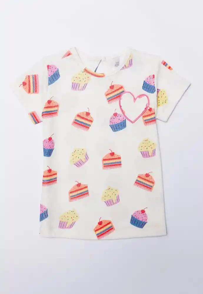 Camiseta Manga Corta 12/18mese-estamp 2