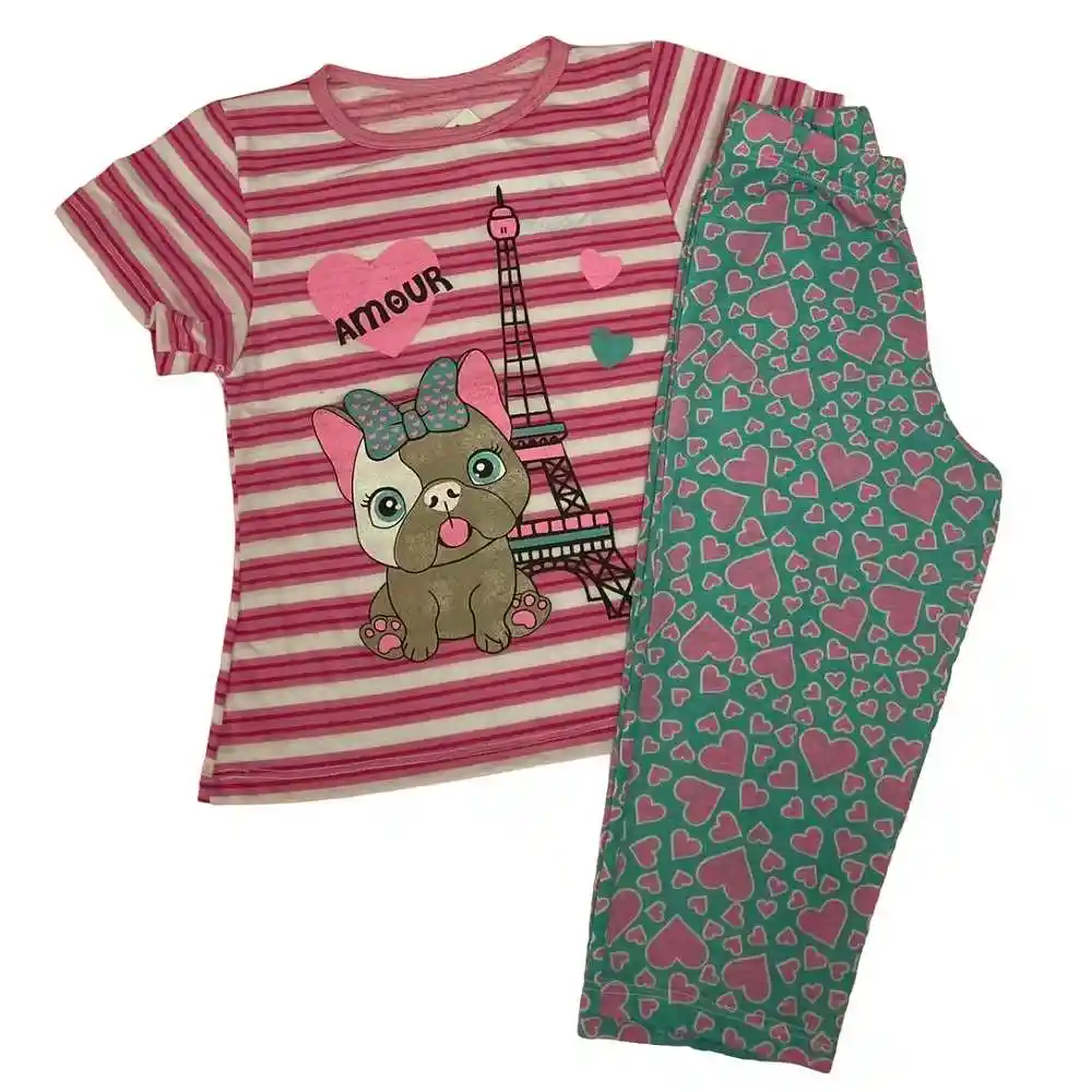 Pijama Pantalón Capri/ Niña/616 /lely