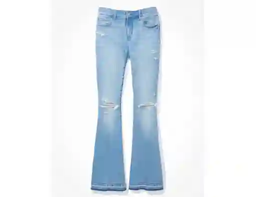 Jean Flare de Mujer Azul Talla 10 REGULAR American Eagle