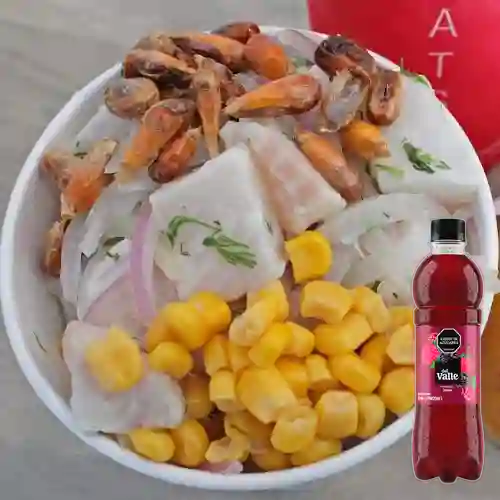 Combo Ceviche Peruano + Del Valle Mora 500 ml
