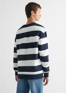 Buzo Sudadera Stripes 2 Navy Talla 19 Teen Niños Mango