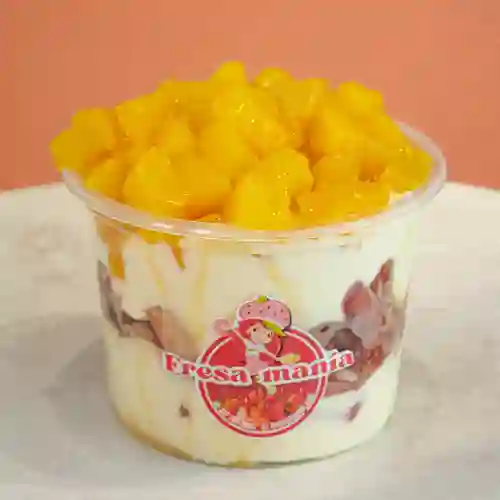 Fresa con Crema y Durazno