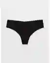 Panti Aerie en Negro Talla Small American Eagle