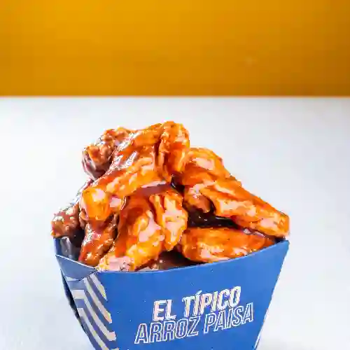 Alitas de Pollo X12 Piezas con Papa