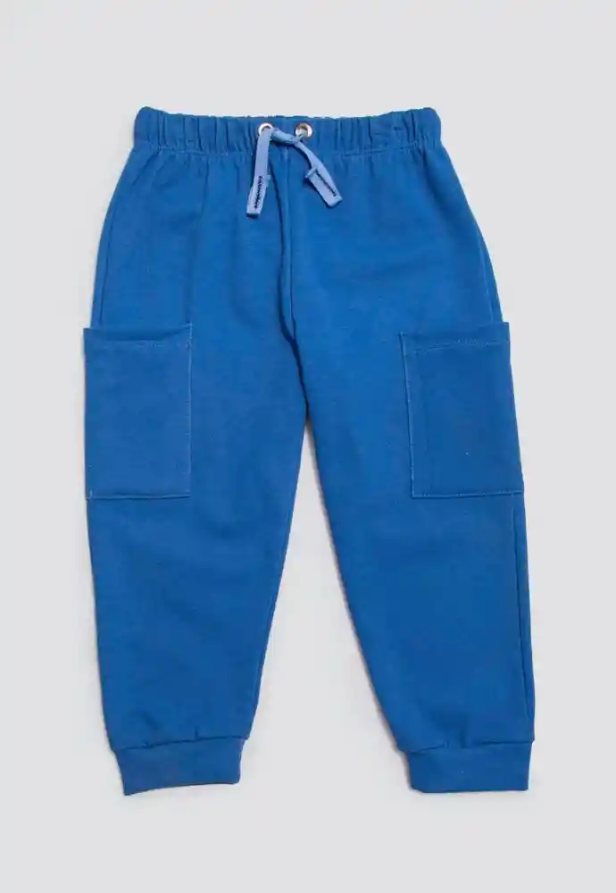 Pantalon 0/3 Meses-azul