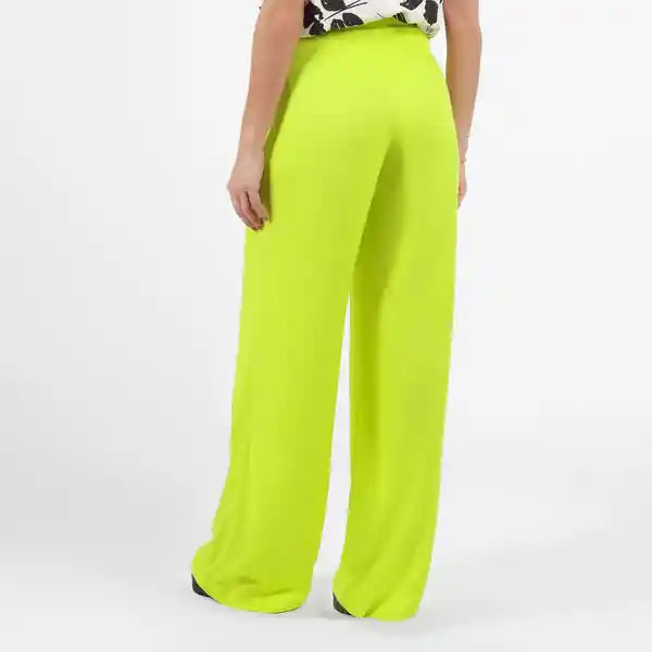 Pantalón Tiro Alto Bota Flare Verde Talla 12 - 529808