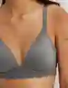 American Eagle Brasier Sunnie Blossom Gris Cáscara Talla 36B