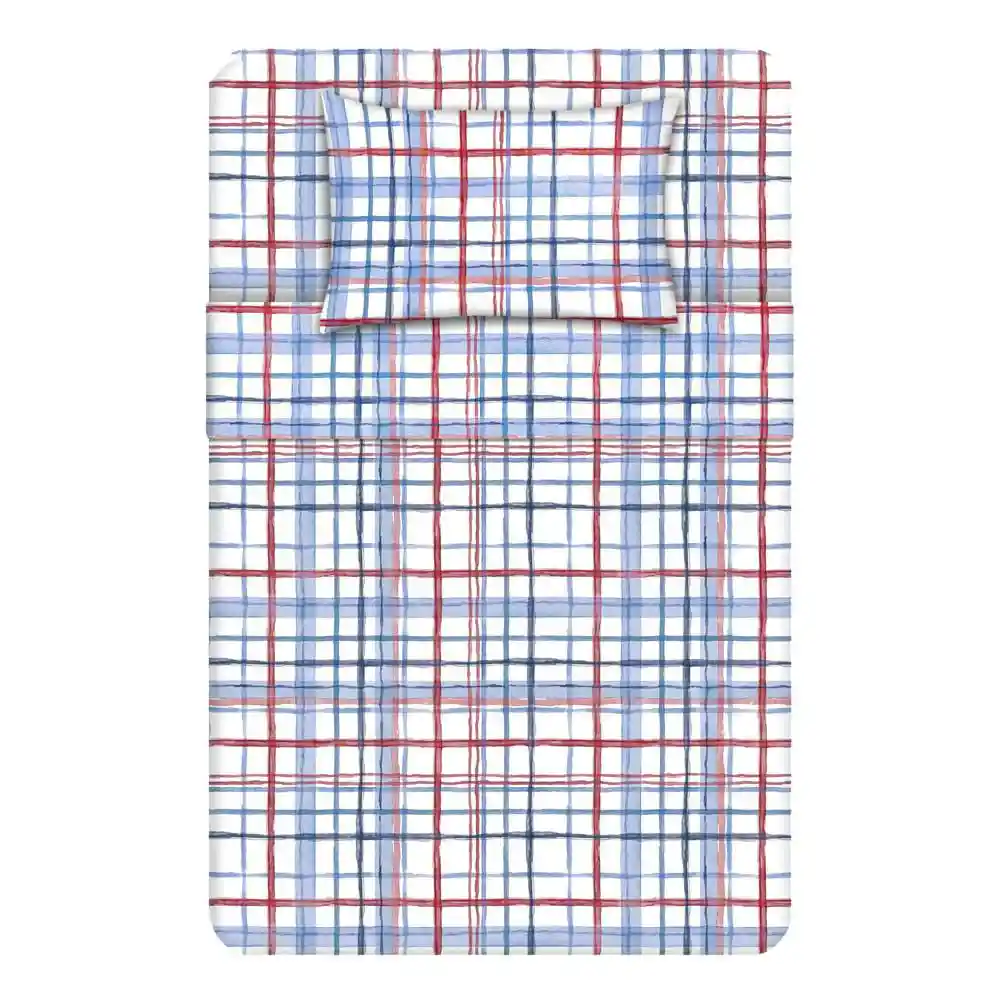 Juego de Sabana Mottas Sencillo (100 X 190 Cm) 144 Polialgodón 22700112